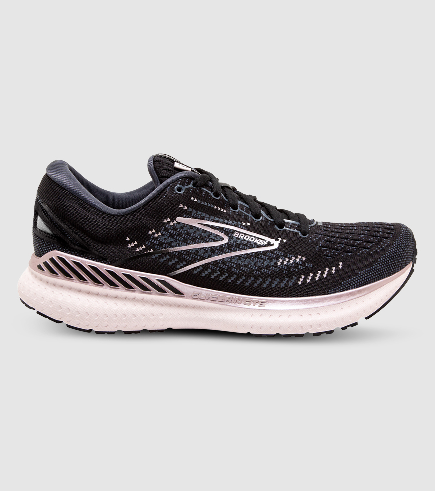 BROOKS GLYCERIN GTS 19 WOMENS BLACK OMBRE METALLIC The Athlete s