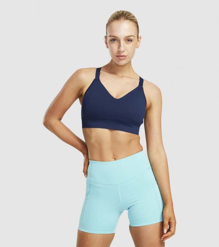 Brooks Drive Interlace Run Bra Womens