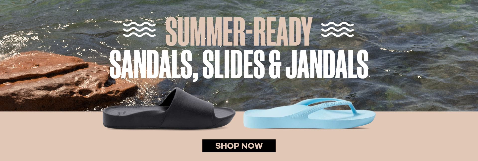 Summer-ready sandals